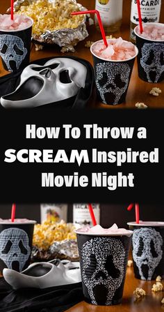 the scream movie night is an easy and fun way to celebrate halloween