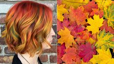 Fall Foliage Hair Color Captures the Shades of Changing Leaves | Allure Foliage Hair, Women's Haircuts, Red Brown Hair, Rusty Orange, Autumn Foliage, Changing Leaves, Colour Ideas, Hair Control, Color Techniques