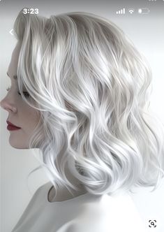 Ash Hair, Awesome Hair, Platinum Hair, Platinum Blonde Hair, Red Lip, Platinum Blonde, Silver Hair, White Hair