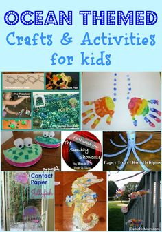 ocean themed crafts and activities for kids