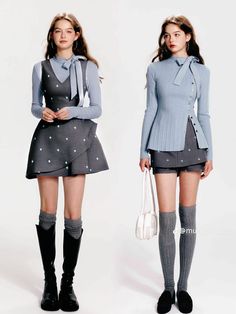 Skirt With Belt Outfit, Old Money Fits, Frock Fashion, Model Outfit, Estilo Preppy, 가을 패션, Fashion Design Clothes, Cute Casual Outfits, Old Money