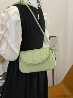 BagForLove - Embossed Minimalist Flap Square Bag: Compact with Sophisticated Detailing Product Description Color Green Bag Size Small Pattern Type Plain Type Messenger Bag Material PU Leather Size Chart INCH CM Bag Length Bag Width Bag Height Handle Height 9.1 inch 2.2 inch 5.1 inch 15.7 inch Bag Length Bag Width Bag Height Handle Height 23 cm 5.5 cm 13 cm 40 cm Details Pictures Similar Products h2 { text-align: center; } /* æ¢è¡ */ li{ white-space: normal; word-break: break-all; word-wrap: break-word; } .red-box { width: 100%; display: flex; flex-direction: row; flex-wrap: wrap; justify-content: center; } .red-box > div { width: 190px; height: 250px; margin: 10px; } .red-box > div > a > img { width: 190px; height: 250px; } .size-box { width: 100%; margin: auto; white-space: nowrap; } .t Elegant Solid Color Rectangular Baguette Bag, Elegant Solid Color Baguette Bag, Elegant Rectangular Baguette Bag, Trendy Solid Color Baguette Bag For Evening, Elegant Handheld Shoulder Bag In Solid Color, Elegant Solid Color Shoulder Baguette Bag, Elegant Solid Color Baguette Shoulder Bag, Elegant Solid Baguette Bag With Adjustable Strap, Solid Spring Shoulder Bag