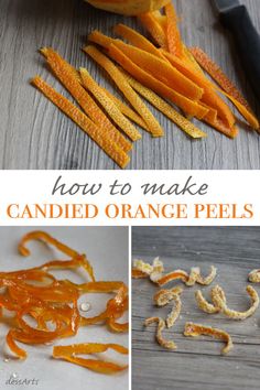 how to make candied orange peels