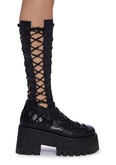 base|black Edgy Lace-up Wedge Boots For Streetwear, Gothic Faux Leather Lace-up Combat Boots, Black High Ankle Lace-up Boots Alternative Style, Alternative Style Chunky Platform Lace-up Boots, Platform Lace-up Boots For Alternative Fashion, Alternative Style Lace-up Platform Boots With Chunky Platform, Punk Style Lace-up Platform Mid-calf Boots, Black Lace-up Boots For Streetwear, Alternative Black Lace-up Boots With Chunky Platform