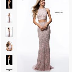 Nwt Brand-New With Tags Never Worn Size 2 Sherry Hill Two-Piece Dress. Fully Beaded. Beautiful Formal Sherry Hill, Sherri Hill Dresses, Sherri Hill, Two Piece Dress, Piece Dress, Colorful Dresses, Size 2, Two Piece, Womens Dresses