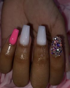 Nails Short Acrylic, Acrylic Nails Designs, Work Nails, Long Acrylic Nails Coffin, Short Acrylic, Acrylic Nails Coffin Pink