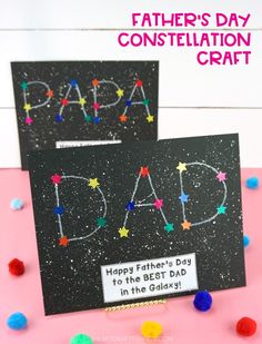 father's day card with the word dad written on it