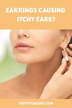 You have probably wondered why do my ears itch when I wear earrings? This is a common problem that make wearing jewelry difficult. See why her Itchy Ears, Brain Surgeon, Earrings Outfit, Why Her, Ear Care, Wearing Jewelry, Types Of Earrings, Health Matters, Earring Sale