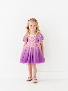 PREORDER Tower Princess Dress - Luxe Adventure Princess Dress, Smocked Christmas Dresses, Pink And Green Dress, Green Knit Dress, Rapunzel Dress, Luxurious Dress, Luxurious Dresses, Red Summer Dresses, Lace Summer Dresses