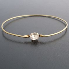 Katja Adjustable Oval Bangle For Wedding, Elegant Clear Bangle Jewelry, Elegant Adjustable Oval Crystal Bracelet, Oval Clear Jewelry For Wedding, Elegant Clear Wedding Bracelets, Rings Necklace, Necklace Display, Monogram Jewelry, Rings Gold