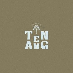 A logo design for a bali boutique hotel called tenang Tourism Branding, Plant Outline, Logo Font Design, Travel Branding, Logo Design Women, Hotel Logo Design, Boutique Logo Design, Logo Graphic Design, Hotel Logo