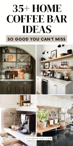 coffee bar ideas that you can't miss