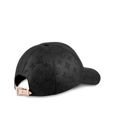 LOUIS VUITTON® - Monogram Shadow Cap - Black Designer Adjustable Black Baseball Cap, Designer Black Baseball Cap With Curved Brim, Designer Black Baseball Cap, Designer Black Baseball Cap With Flat Brim, Luxury Baseball Cap With Curved Brim And Logo, Luxury Logo Baseball Cap With Curved Brim, Black Logo Baseball Cap, Black Logo Baseball Cap Six-panel, Luxury Black Cap