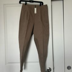 Pants Detailed Like Riding Pants. Super Cute. Business Casual Trousers, Blue Linen Pants, Wide Leg Linen Trousers, Black And White Pants, Slacks Trousers, Dressy Pants, Pinstripe Pants, Riding Pants, Banana Republic Pants