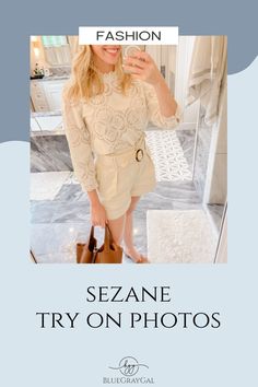 Want to see some Sezane outfits on? Here's a fall fashion for women overview with try on photos! Get inspired for midi length dresses, easy striped button down shirts, black dresses and Sezane shoes. Fashion outfits for women over 30! Beauty Hair Makeup, Parisian Fashion, Dresses Outfits, Outfit Inspiration Fall