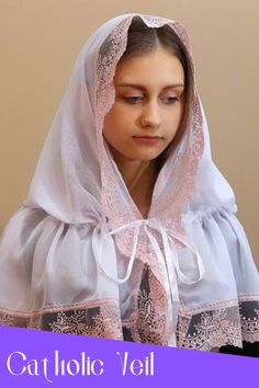 Church head coverings at our Etsy store - worldwide shipping and custom orders! ➤Get 5% off on using the Discount Code - "pinterest2021" (just write in message while making a purchase) #catholicveil #chapelveil #baptism #mantilla