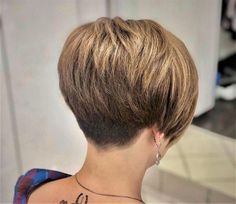 Short Haircuts Ideas, Short Stacked Hair, Pixie Haircut Ideas, Short Hair Back, Wedge Hairstyles, Haircut 2024, Stacked Hair, Short Hair Images, Stylish Short Hair