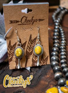 Cheekys Boutique ~ The Callahan Squash Blossom Earrings in Deep Mustard! These measure at about 1.5". Lightweight, always lead and nickel free, and hypo-allergenic. All images & designs are copyrighted & we have worked very hard to make them. Please feel free to use our images for social media & sharing, but please give credit when doing so. Thank you for shopping Cheekys!! Squash Blossom, Western Jewelry, Country Girl, Country Girls, Image Design, Mustard, Blossom, Social Media, Drop Earrings