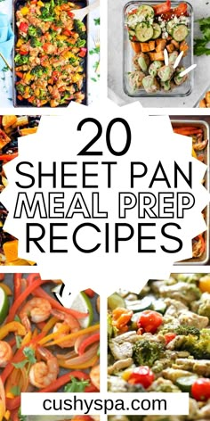 the top 20 sheet pan meal prep recipes