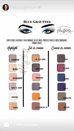 Easy Eyeshadow Tutorial, Make Blue Eyes Pop, Simple Eyeshadow Tutorial, Easy Eyeshadow, Makeup Ideas Natural, Grey Eye Makeup, Maskcara Makeup, Blue Eyes Pop, Eyeshadow For Blue Eyes