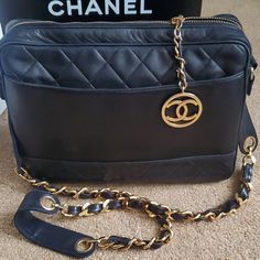 Vintage Chanel In Lambskin Soft Leather. Excellent Condition For Handbag That's Been Around For Years. Hologram Still Intact And Comes With Card That Matches The Serial Number. Corner Rubs And Hairline Scuffing Are Natural For Vintage Bags. Comes With Box But No Dustbag. The Inside Print Is Already Gone Due To Its Age But The Hardware Is Still Gold. Please Refer To Photos For Flaws. Strap Is 40" Long. Number Corner, Chanel Vintage Bag, Vintage Chanel Bag, Already Gone, Chanel Vintage, Vintage Bag, Vintage Chanel, Vintage Bags, Chanel Bag