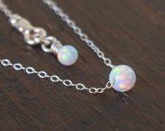 White Opal necklace, opal ball necklace, opal silver necklace, opal jewelry, tiny dot necklace, opal Elegant White Pink Opal Jewelry, Silver Opal Minimalist Necklace, Delicate White Opal Jewelry, Delicate Silver Opal Necklace, White Opal Round Bead Necklaces, White Opal Bead Necklaces, White Opal Round Beads Necklace, White Opal Round Pendant Necklace, Opal Necklace Silver