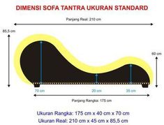 an image of a bench with measurements for it