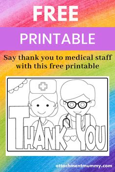 the free printable thank you card for nurses