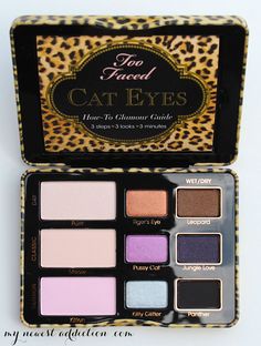 Eyeshadow Palette Too Faced, Too Faced Palette, Makeup Pallets, Cat Eye Makeup, Eye Makeup Designs, Fancy Makeup, High End Makeup, Eyes Open, Eye Makeup Tips