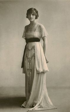 1910 Paris Fashion Summer, Lily Elsie, Fashion 1910, Summer Gowns, Vintage Evening Gowns, 1900s Fashion, 1910s Fashion, 파티 드레스, 20th Century Fashion