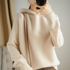 Brand Name:NoneMaterial:WoolOrigin:CN(Origin)Season:WinterMaterial Composition:100%Pattern.:Solid colorSource type:Spot.Color.:White, pink, red, green, black, beige, camelProduct category:Sweaters, knitwearContent of main fabric components:100%Is it in stock?:Nosize:S,M,L,XL,XXLSource of master map:There are models in the real shootingLayout:LooseStyle type:Street trendsettersMain Surface Composition 2:WoolCombination form:One piece setCollar Type:Hood / collarstyle:SocketPlace of Origin:HebeiTh Warm Knit Sweater, Mint Sweater, Short Hoodie, Wool Sweaters Womens, Cozy Knit Sweater, Stylish Sweaters, Long Sleeve Knit Sweaters, Pantalon Large, Look Casual