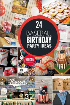 baseball themed birthday party ideas and decorations