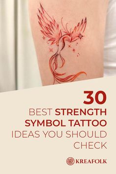 the best strength symbol tattoo ideas you should check