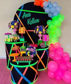 Neon Party Decorations, 80s Party Decorations