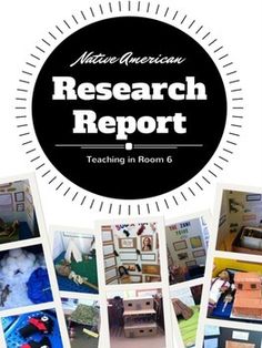 a bunch of pictures with the words research report teaching in room 6 on top of them