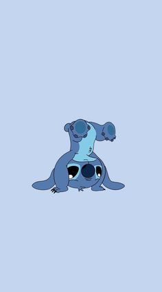 two cartoon animals sitting next to each other on a light blue background, one is holding the