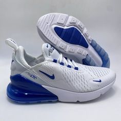 Color: White/Racer Blue/Game Roya Size: 12 Nike Shoes Blue, Wedding Presents, Blue Game, Shoe Wishlist, Nike Shoes Air Max, Shoes Air