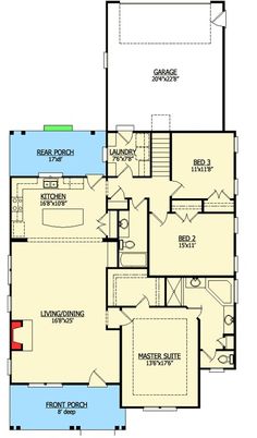 the first floor plan for this house