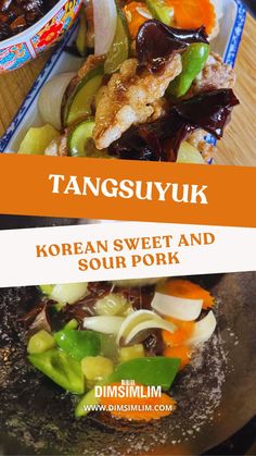 Learn the secrets of authentic Korean Tangsuyuk. Crispy fried pork meets sweet and tangy sauce in this popular fusion dish.