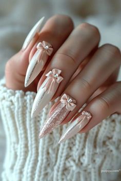 #nails #nails2inspire Coquette Nails, Nail Art Techniques, New Nail Designs, Nail Care Tips, Glamorous Nails, Latest Nail Art, Enhance Your Beauty, Soft Nails, Beautiful Houses