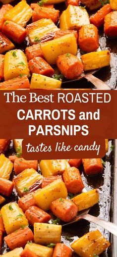 the best roasted carrots and parsleys tastes like candy