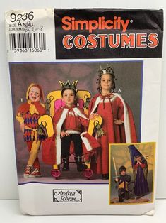 the children's costumes are made from paper