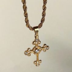 Truly Rich CZ Cross Necklace – TBJ Inspired Necklace, Jewelry Case, Rope Chain