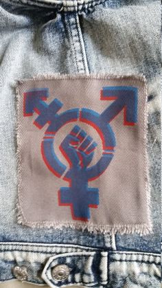 Trans Art, Trans Boys, Punk Patches, Battle Jacket, Punk Aesthetic, Diy Vetement, Trans Pride, Patches Jacket, Lgbtq Pride