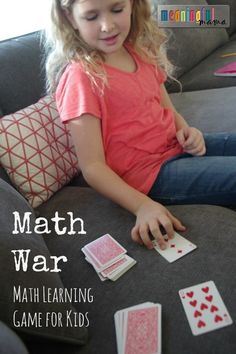 Math War Math Games For Kids, Math Learning, Learning Games For Kids, High Functioning, Montessori Ideas