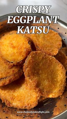 crispy eggplant katsu is an easy and delicious appetizer for any occasion