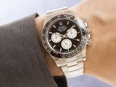 Check out this beautiful sports watch. This is the Rolex Cosmograph Le Mans Daytona 126529LN, an amazing timepiece by Rolex.