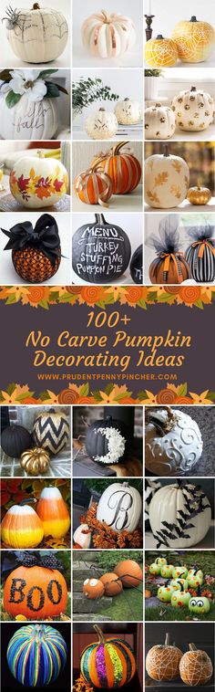 pumpkin decorating ideas for fall and halloween