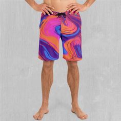 Description Specifications Dive into the deep end with our boardshorts. Whether it’s surfing at the beach or lounging by the poolside, its fast-dry, lightweight fabric will keep you cool and comfortable all day long. This item is made to order. Please allow 4-8 business days before shipment. • Mesh lining • Side pockets • One back pocket • 100% polyester twill • High definition print • Quick drying Free Standard Shipping on Orders $79 or more • United States: 6-9 Business Days • United Kingdom: Beachwear Swim Trunks For Surfing, Tropical Multicolor Surfing Shorts, Hawaiian Style Multicolor Swim Trunks For Beach Party, Multicolor Swim Trunks For Summer Surfing, Multicolor Swim Trunks For Surfing In Summer, Summer Surfing Swimwear With Built-in Shorts, Beachy Multicolor Shorts For Poolside, Tropical Multicolor Swim Trunks With Built-in Shorts, Summer Swimwear With Built-in Shorts For Surfing