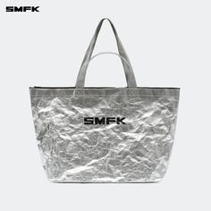 SMFK FUTURE Gym Outdoor Sports Bag Silver (Large) - Design: SMFK's outdoor fitness bag designed in 2024 is versatile for both hand and shoulder carrying. The design aims for foldability, lightweight, and durability. It is intended to be the main and expansion backpack for indoor and outdoor fitness activities. Size L - Length: 60cm Width: 20cm Height: 42cm PP Woven Fabric Functional Summer Shoulder Bag For Outdoor Activities, Functional Sports Bags For Summer, Gym Outdoor, Workout Bags, Outdoor Fitness, Shop Bags, Bag Silver, Bags Shop, Fitness Activities